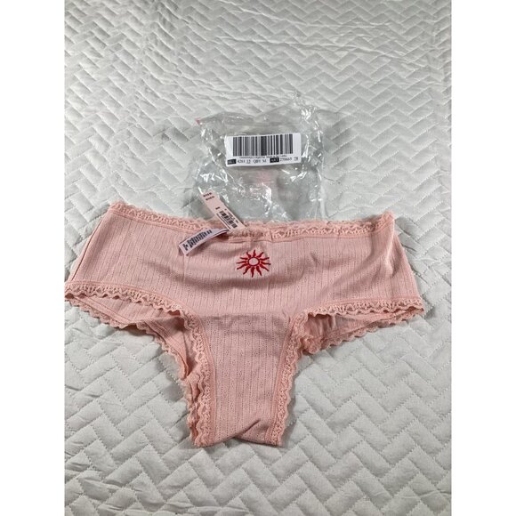 Victorias Secret Womens 2-Pack Cheeky Panties With Embroidered Logo size M New - Picture 3 of 10